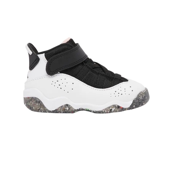 Jordan Other - Jordan 6 rings  Kids Black and White Sneakers with Speckled Sole
